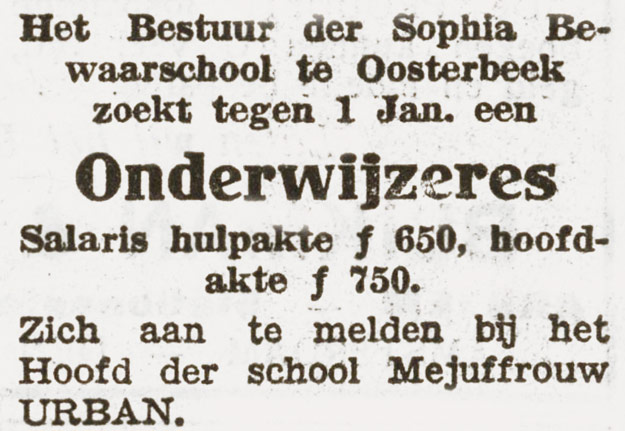 Sophia bewaarschool