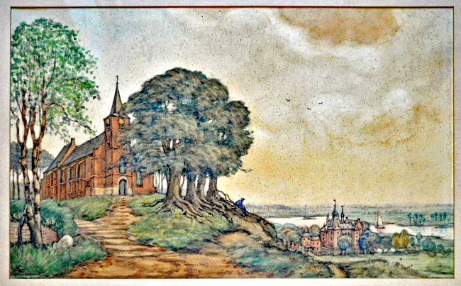 kerk en kasteel, Heelsum en Doorwerth