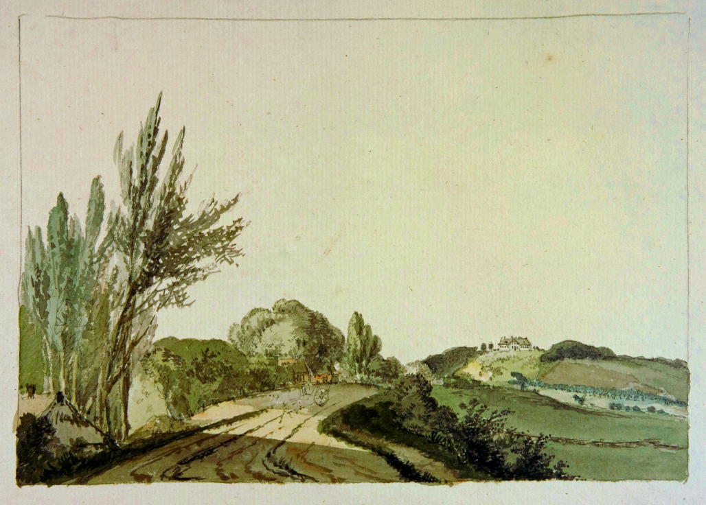 G.A.: Rijndijk bij Eijerhegge met de Duno, 1770-1795
