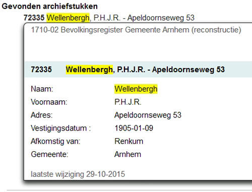 Wellenbergh verhuisd naar Arnhem ??